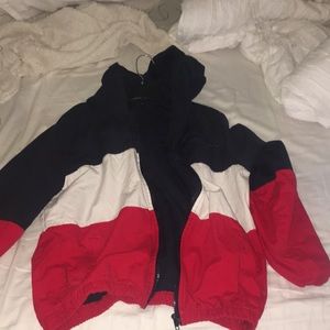 BRANDY MELVILLE red white and blue jacket